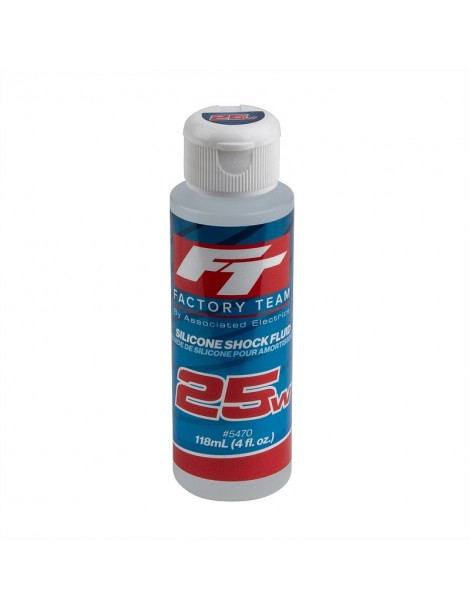 Team Associated FT Silicone Shock Fluid, 25wt (275 cSt), 118ml