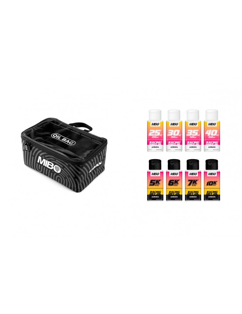 MIBO Racing 1/10 Onroad Shock/Diff Oil Set with Bag