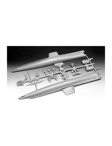 Revell USS Nautilus 1:305 branduolinio povandeninio laivo modelis