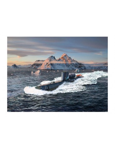 Revell USS Nautilus 1:305 branduolinio povandeninio laivo modelis