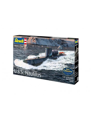 Revell USS Nautilus 1:305 branduolinio povandeninio laivo modelis