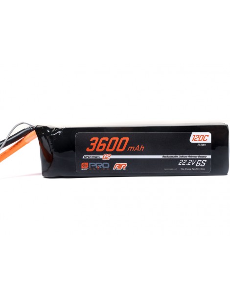 Spektrum Smart G2 Pro Air LiPo 22.2V 3600mAh 120C IC5 akumuliatorius