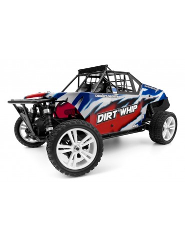 HiMOTO 1/10 Desert Buggy DIRT WHIP Brushless 2.4 GHz RTR set, blue/red
