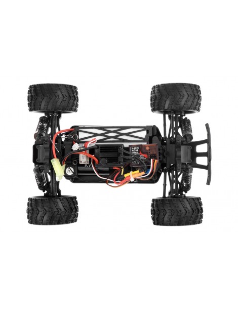 HiMOTO Monster Truck MASTADON 1:18 Brushless 4WD RTR raudonas RC modelis
