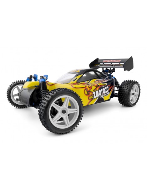 HiMOTO Buggy Z-3 1:10 Brushed 4WD RTR geltonas RC modelis