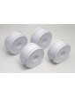RC8 83mm wheels white, 4 Pcs.