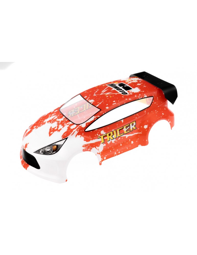 Painted body 1/18 Short Rally, red