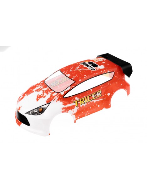 Painted body 1/18 Short Rally, red