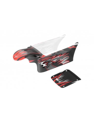 Painted body 1/18 Desert Buggy, red