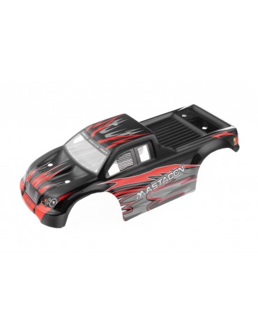 Painted body 1/18 Monster Truck, red