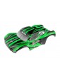 Painted body 1/10 Short Course, green