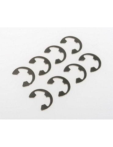 Shock tower arm E-clips 8,0 1/5