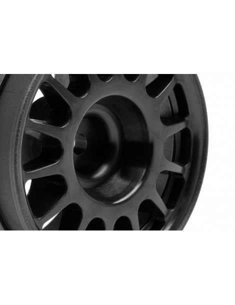 WR8 Rally Off-Road Wheel Black (48X33Mm/2Pcs)