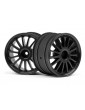 WR8 Tarmac wheel Black, 2pcs