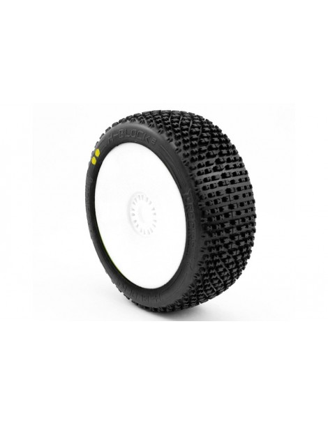 H-BLOCK V2 BUGGY S2 (SOFT) PRE-MOUNTED White, 2 Pcs.
