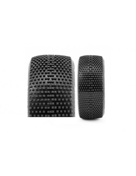 CLAYMORE V2 BUGGY S1 (SUPER SOFT) PRE-MOUNTED White, 2 Pcs.