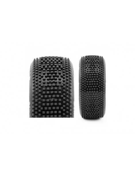 RC padangos HOT DICES V2 S1 Super Soft 1:8 Buggy suklijuotos balti ratlankiai Procircuit – CyborgShop