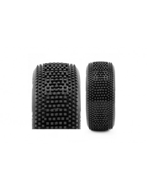 HOT DICES V2 BUGGY S2 (SOFT) PRE-MOUNTED White, 2 Pcs.
