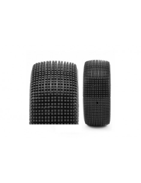 ADDICTIVE V2 BUGGY S1 (SUPER SOFT) PRE-MOUNTED White, 2 Pcs.