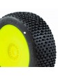 H-BLOCK V2 BUGGY C1 (SUPER SOFT) PRE-MOUNTED Yellow, 2 Pcs.