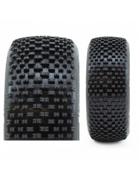 H-BLOCK V2 BUGGY C1 (SUPER SOFT) PRE-MOUNTED Yellow, 2 Pcs.
