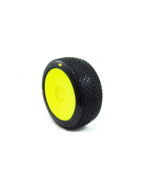 KAMIKAZE V2 BUGGY C2 (SOFT) PRE-MOUNTED Yellow, 2 Pcs.