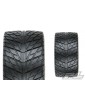 Street Fighter HP 3.8" Street BELTED Tires Mountedfor 17mm MT Front or Rear, Mounted on Ra