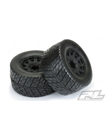 Street Fighter HP 3.8" Street BELTED Tires Mountedfor 17mm MT Front or Rear, Mounted on Ra