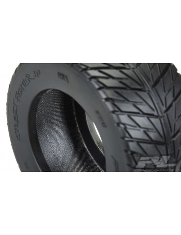 Street Fighter HP 3.8" Street BELTED Tires Mountedfor 17mm MT Front or Rear, Mounted on Ra