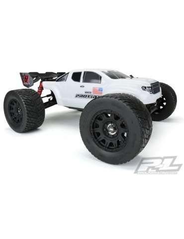 Street Fighter HP 3.8" Street BELTED Tires Mountedfor 17mm MT Front or Rear, Mounted on Ra