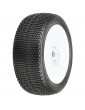 Buck Shot S3 Front/Rear Buggy Tires Mounted 17mm White (2)