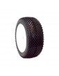 "DOMINATOR" "A" Soft mounted on 83mm WHITE RIMS hexagon 17mm., 2 Pcs.