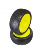 "MICRO PIN" "SS" Super-soft on 83mm YELLOW RIMS exagon 17mm., 2 pcs.