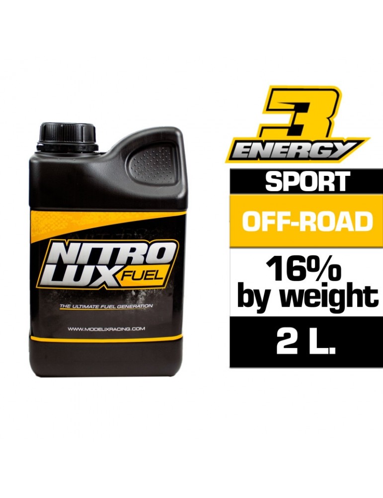 NITROLUX ENERGY3 SPORT 16% kuras RC modeliams 2L