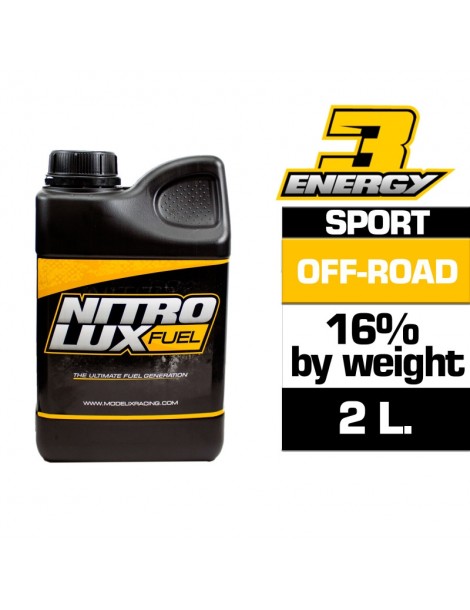 NITROLUX ENERGY3 SPORT 16% kuras RC modeliams 2L