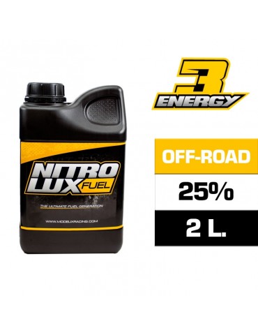 NITROLUX ENERGY3 OFF ROAD PRO 25% kuras RC modeliams 2L kanistras