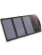 Saulės įkroviklis Allpowers AP-SP-014-BLA 15W su integruotu 10000mAh powerbank