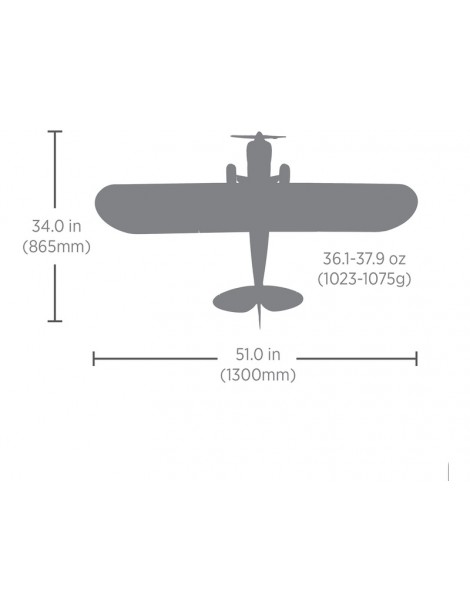 HobbyZone Carbon Cub S 2 1.3 m Cleetus McFarland Special Edition RC lėktuvas CyborgShop