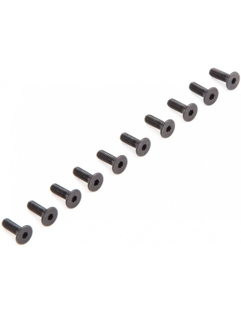 Losi Flat Head Screws M2.5x8mm (10)