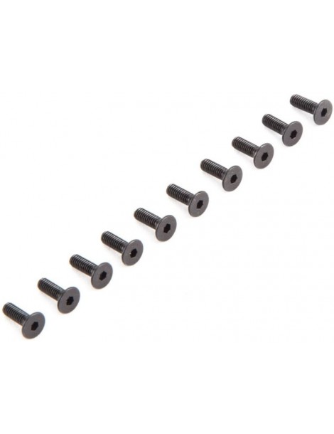 Losi Flat Head Screws M2.5x8mm (10)