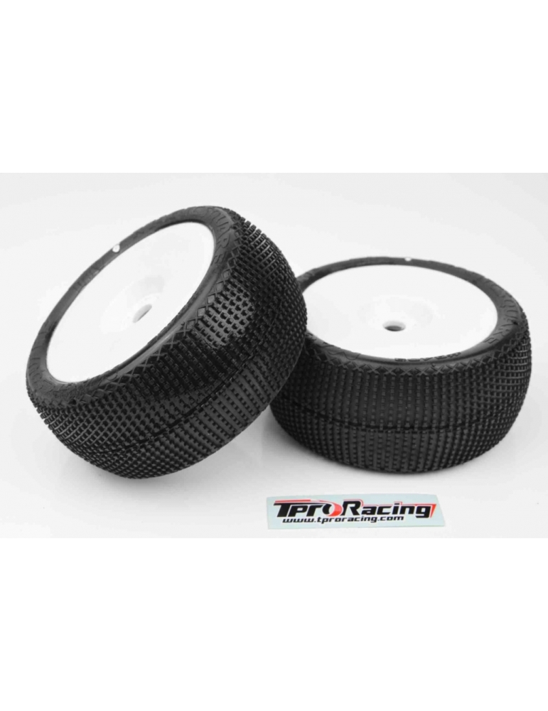 TPRO MAGIC SQUARE RC ratai 1/8 Truggy Soft T3 su baltais ratlankiais