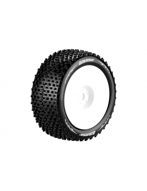 Louise RC T-PIRATE 1/8 Truggy RC ratai Soft 0-Offset balti ratlankiai