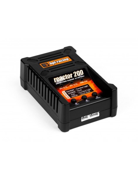 Įkroviklis HPI Reactor 200 2–3S LiPo LiFe 4–8 NiMH NiCd akumuliatoriams