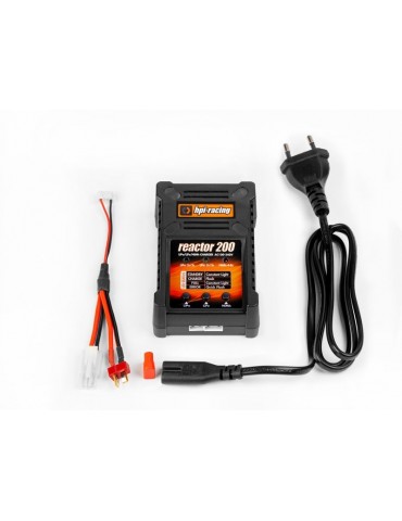 Įkroviklis HPI Reactor 200 2–3S LiPo LiFe 4–8 NiMH NiCd akumuliatoriams