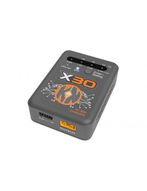 Įkroviklis Multi-charger AC 30W 2–4S LiPo Li-ion LiFe akumuliatoriams