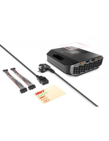 Įkroviklis iSDT X16 2×1100 W AC dviejų kanalų su balansavimo funkcija