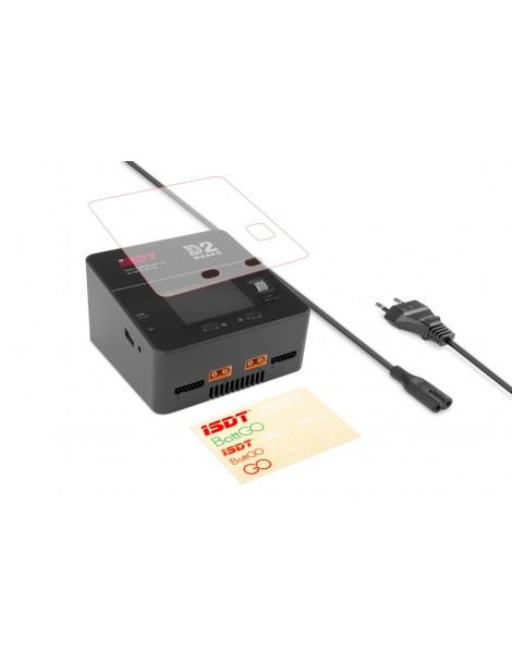 Įkroviklis iSDT D2 MK2 200 W AC su dvigubu kanalu ir balansavimu