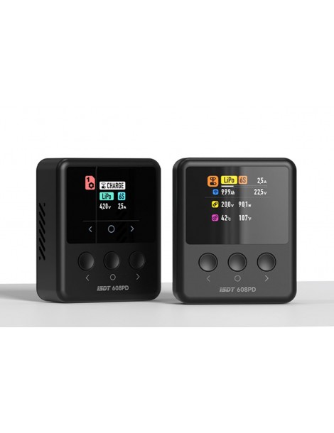 Įkroviklis iSDT 608PD 240 W DC/USB-C su balansavimo funkcija