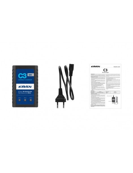 Įkroviklis C3 2–3S LiPo 10 W su balansavimu