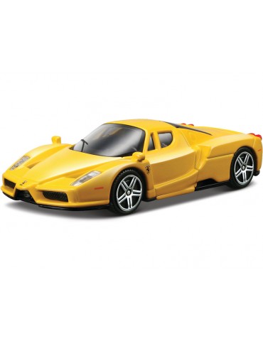 Bburago Ferrari Enzo 1:43 geltonos spalvos kolekcinis modeliukas